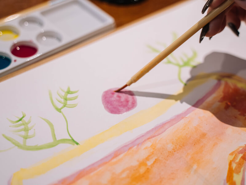 How to Create a Beautiful but Easy Watercolour Painting