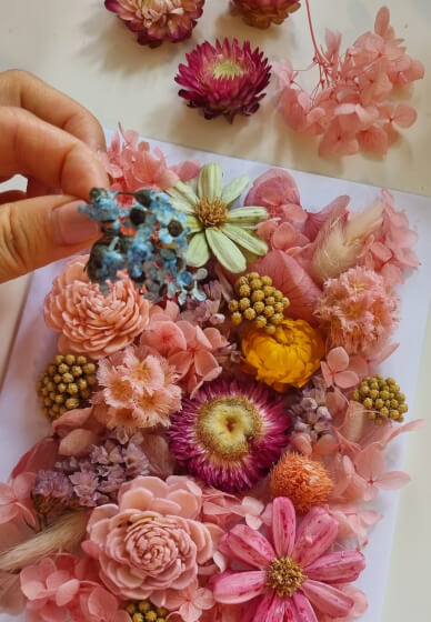 3D Dried Floral Box or Memorabilia Making Class