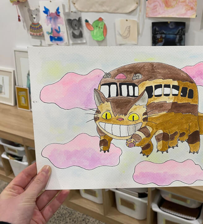 Anime Drawing Class for Kids: Catbus