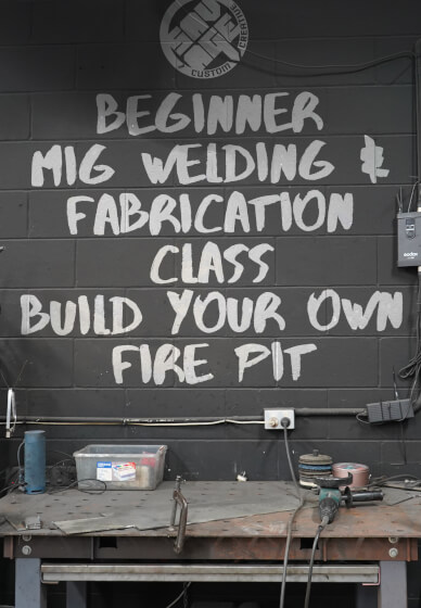 Beginner MIG Welding & Fabrication Class