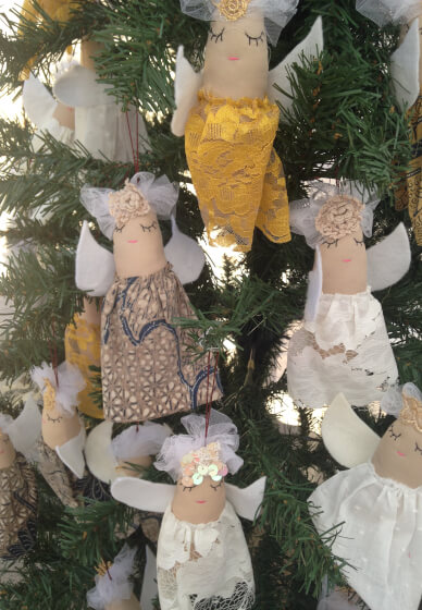 Christmas Tree Angel Decorations Class
