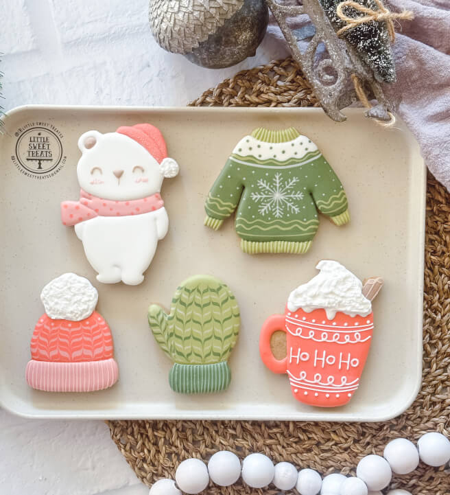 Cozy Xmas Royal Icing Cookie Class