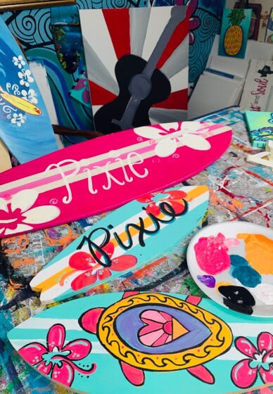 Kids Art & Craft Camp - Mini Surfboard Painting Workshop