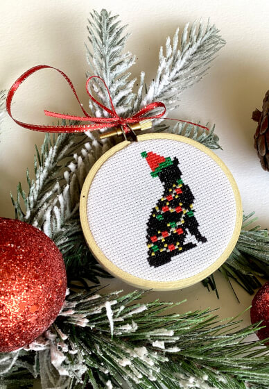 Learn Embroidery at Home: Christmas Cross Stitch