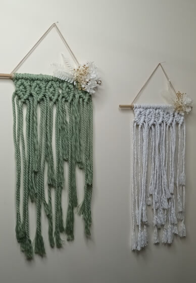 Macrame & Flowers Wall Hanging Workshop