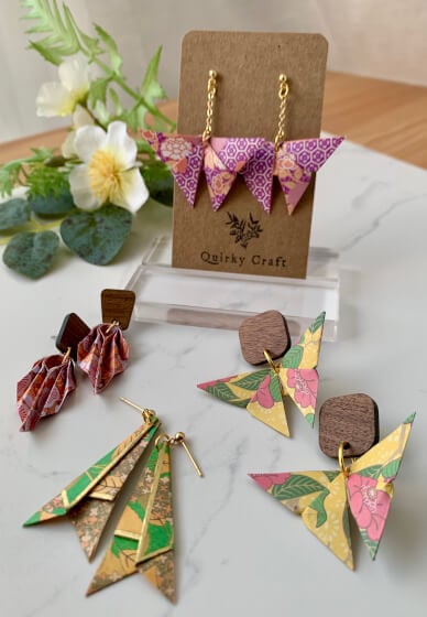 Make and Sip Origami Earring Workshop