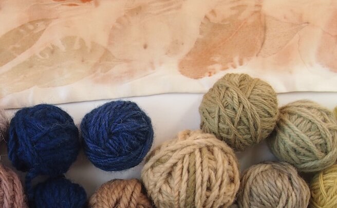 Natural Fabric Dyeing Class: Found and Foraged
