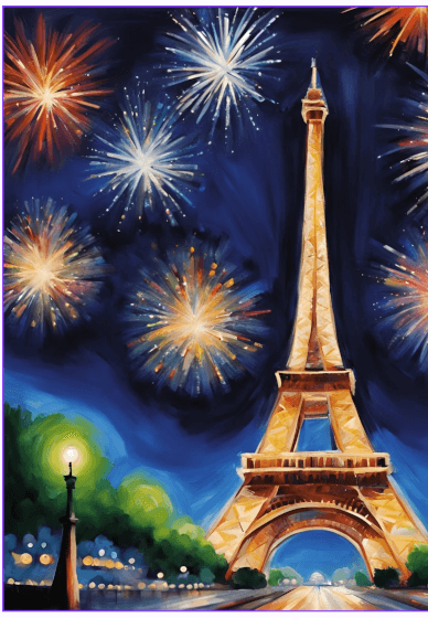 School Holiday Workshop – Paris by Night Painting