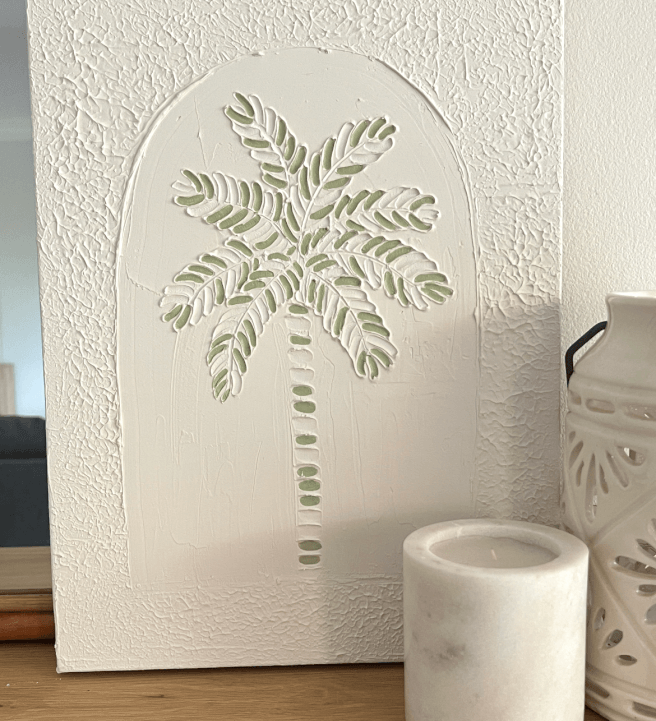 Textured Art and Sip Workshop: Palm Tree