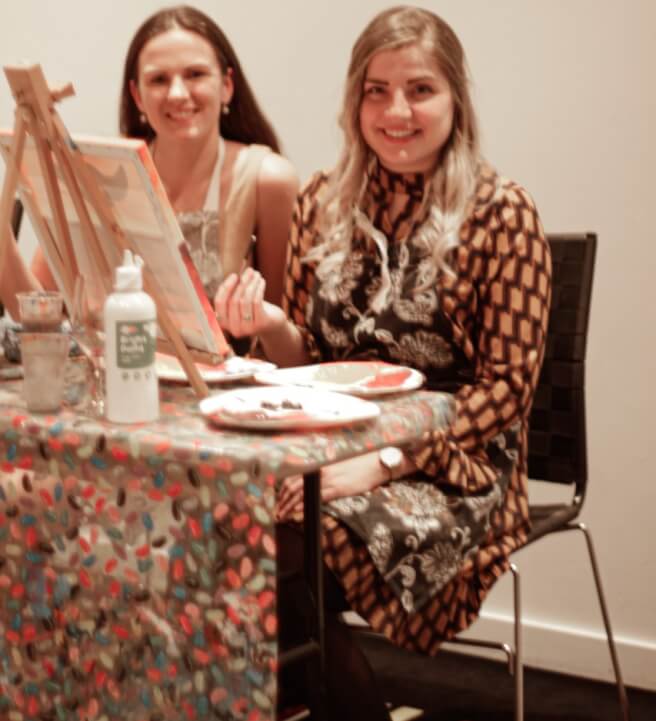 Textured Art Paint and Sip Workshop