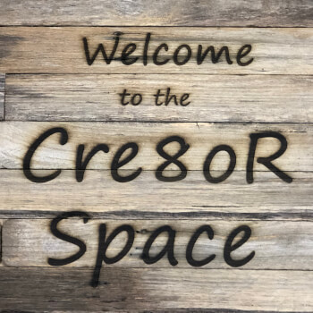 the Cre8oR Space,  teacher